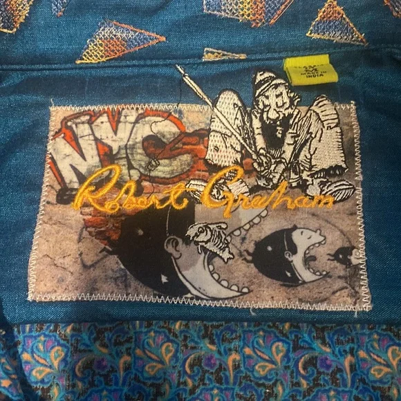 Robert Graham long sleeve button down shirt - Picture 4 of 9